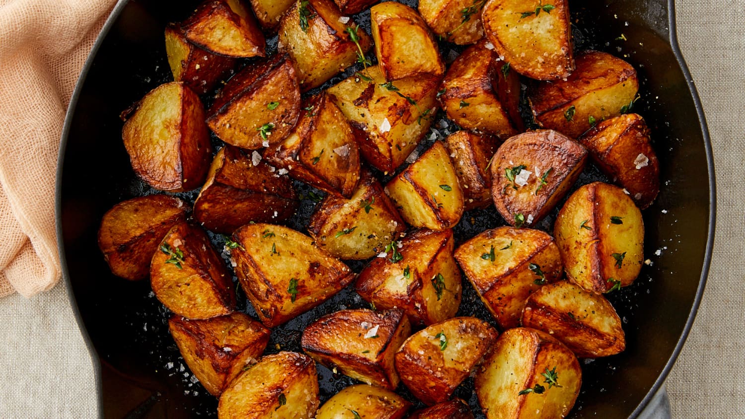 K Photo Recipes 2020 10 Crispy Skillet Fried Potatoes Kitchn Crispy Skillet Fried Potatoes 1