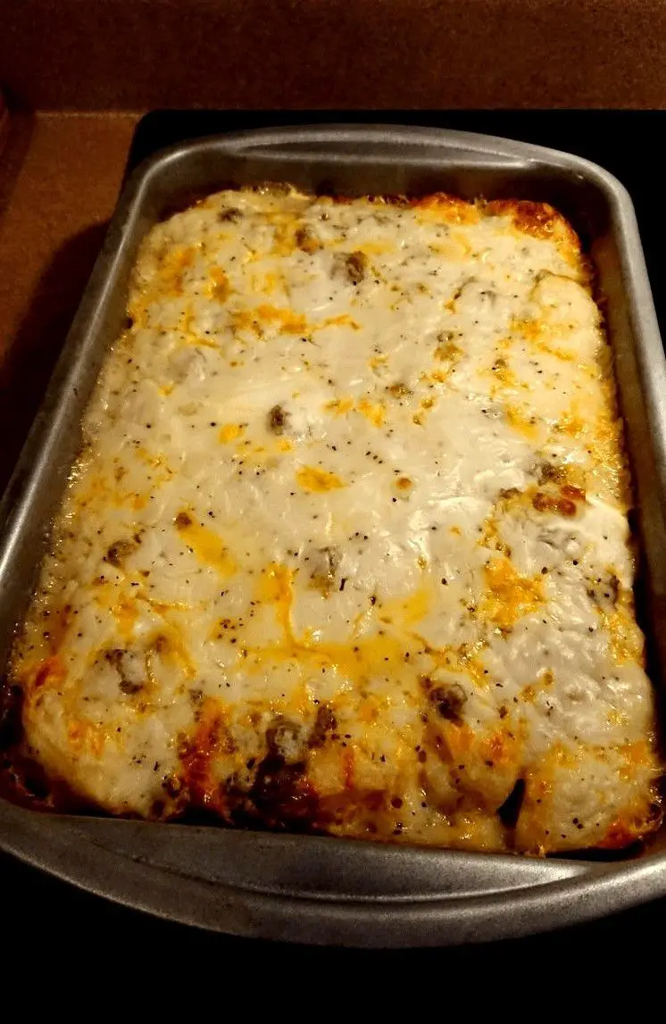 Sausage And Creamy Hashbrown Casserole