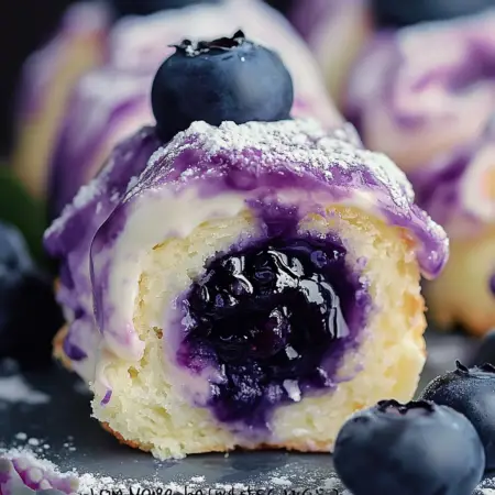 Blueberry Cheesecake Rolls