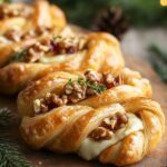 Brie & Walnut Twists With Fig Jam & Thyme