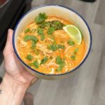 Coconut Curry Chicken Soup With Rice Noodles