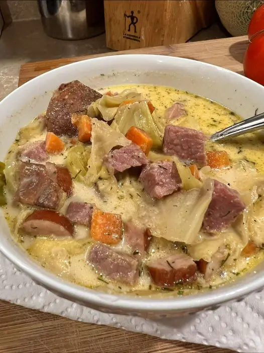 Corned Beef And Cabbage Soup