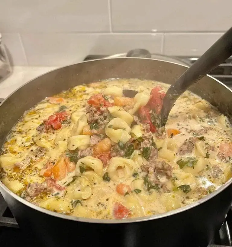 Creamy Sausage And Tortellini Soup Recipe