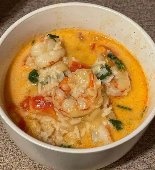 Creamy Shrimp And Rice Soup