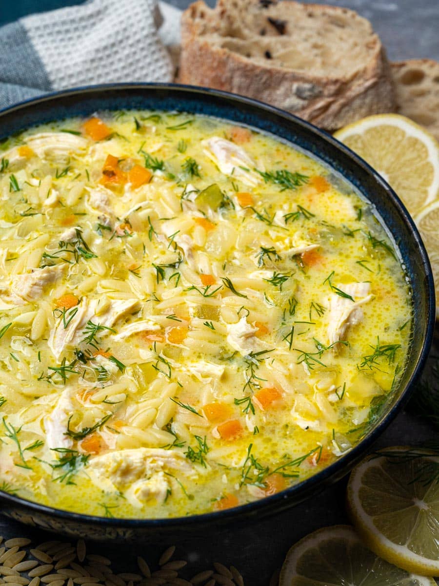 Greek Lemon Chicken Soup