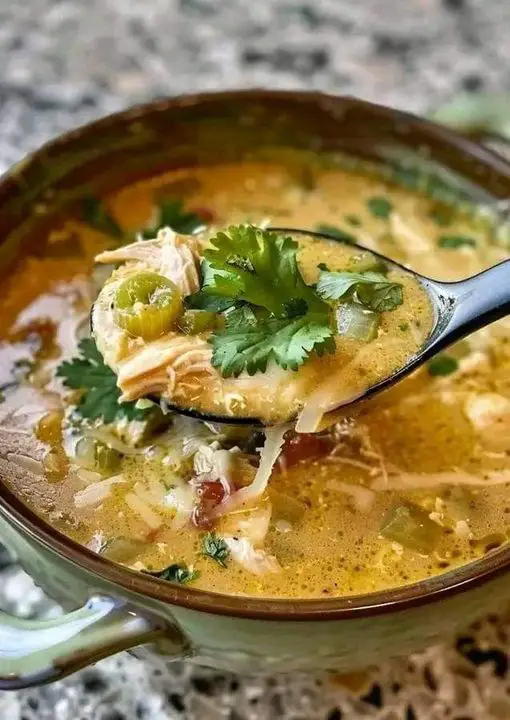 Green Chicken Enchilada Soup