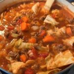 Hearty Cabbage Soup With Ground Beef