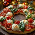 Holiday Wreath Pizza