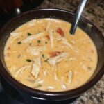 Keto Creamy Buffalo Chicken Enchilada Soup