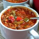 Keto Stuffed Pepper Soup