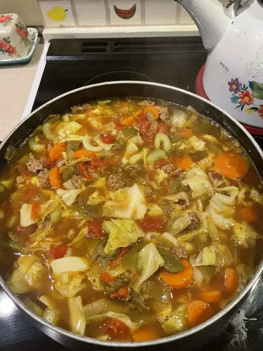 Large Pot Of Cabbage Soup