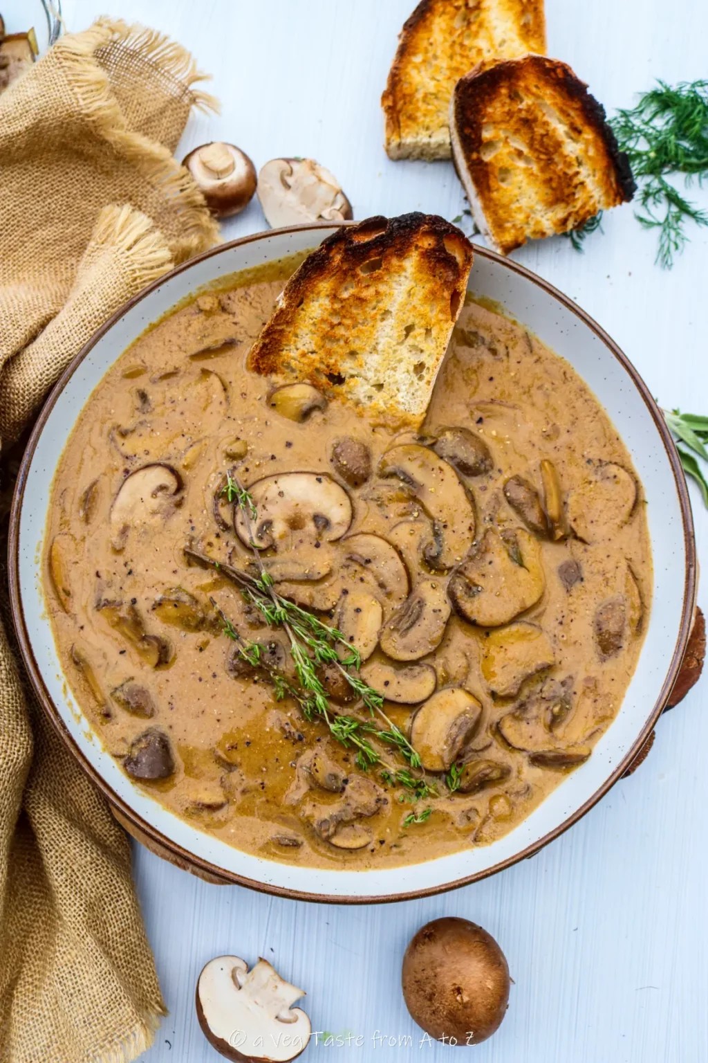 Mushroom And Smoked Paprika Soup