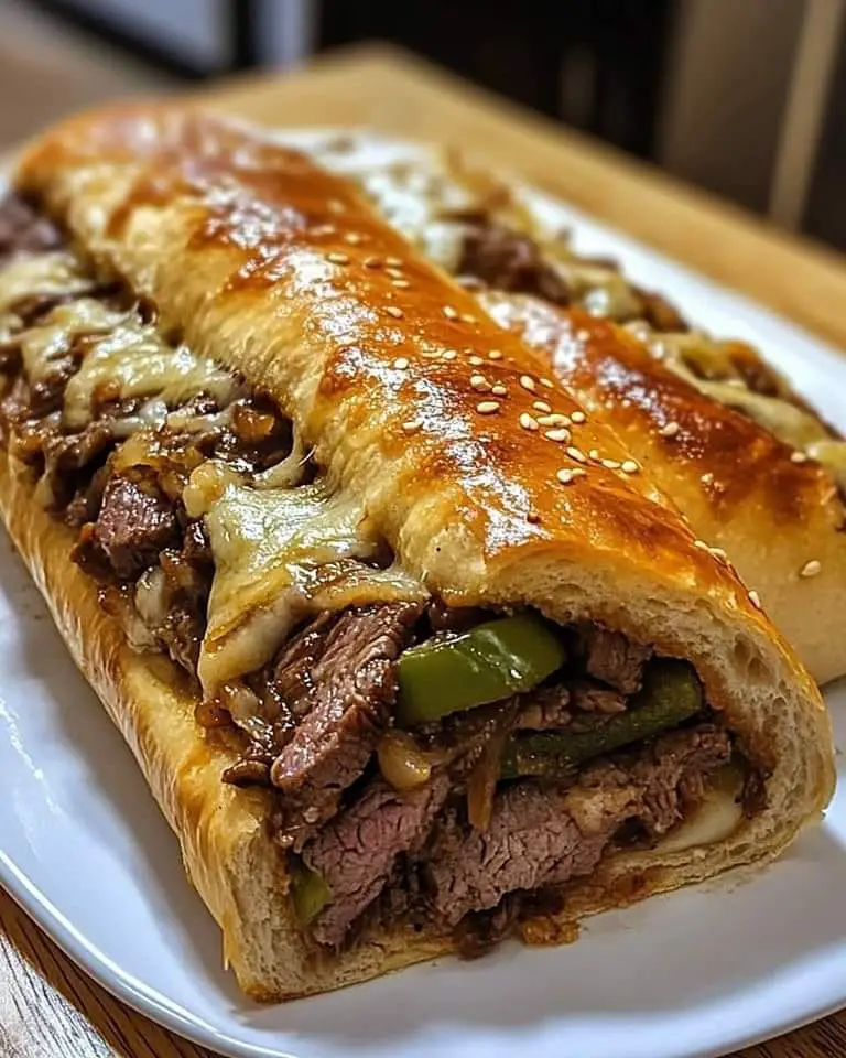 Philly Cheesesteak Stromboli