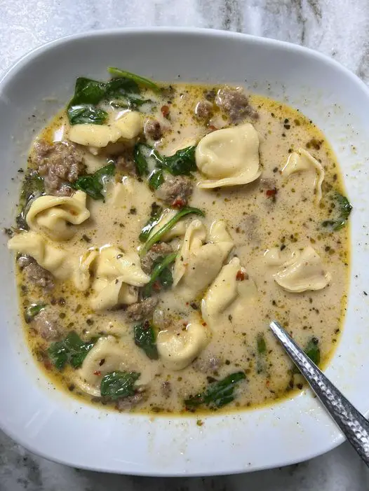 Sausage Tortellini Soup