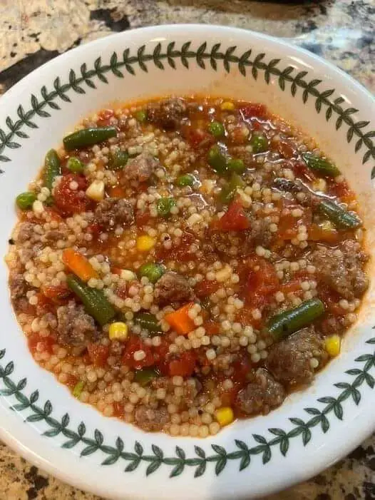 Tuscany Sausage Pastina Soup