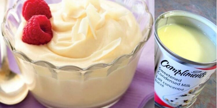 Quick Condensed Milk Dessert, Super Simple And Creamy