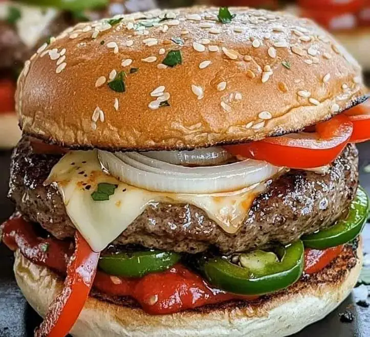 Jalapeno Pepper Jack Burgers