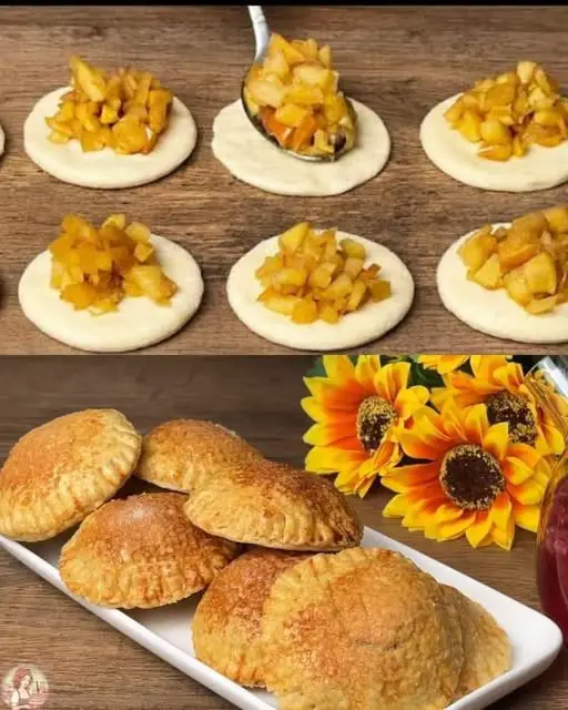 Apple Cinnamon Pastries With Orange Raspberry Tea