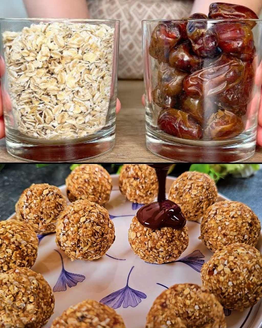 Chocolate Covered Oat And Date Energy Balls