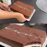 Chocolate Layer Cake With Mascarpone Cream And Nutella Frosting