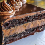 Chocolate Peanut Butter Cup Galaxy Cake