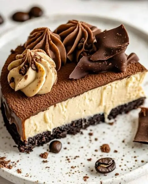 Coffee Brownie Cheesecake