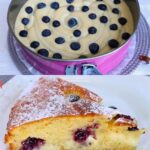 Creamy Lemon Blueberry Cake