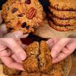 Crispy & Chewy Oatmeal Cookies Duo With A Refreshing Apple Cinnamon Green Tea