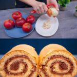 Fluffy Apple Cinnamon Swiss Roll