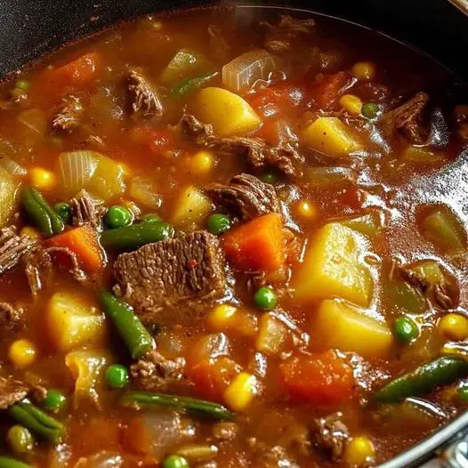 Ground Beef Vegetable Soup