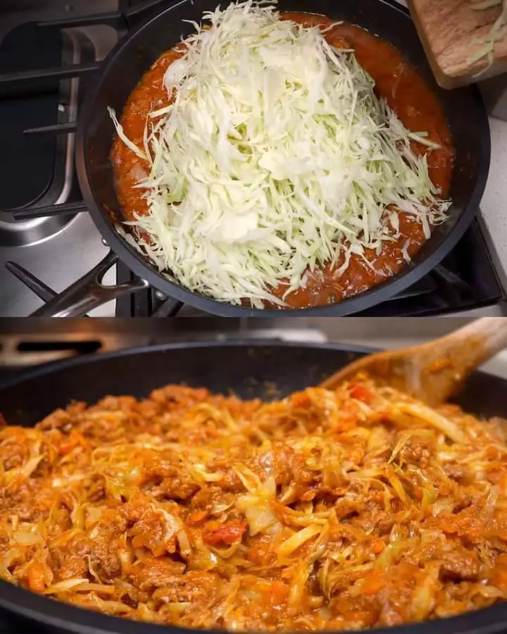 Hearty Cabbage And Minced Meat Stew