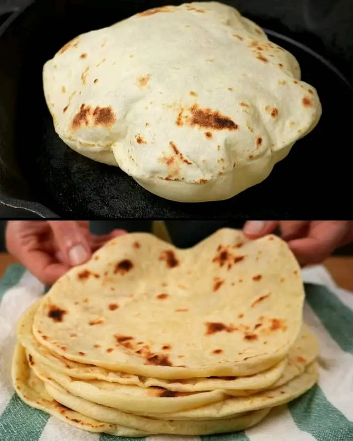 Homemade Soft Tortillas Recipe