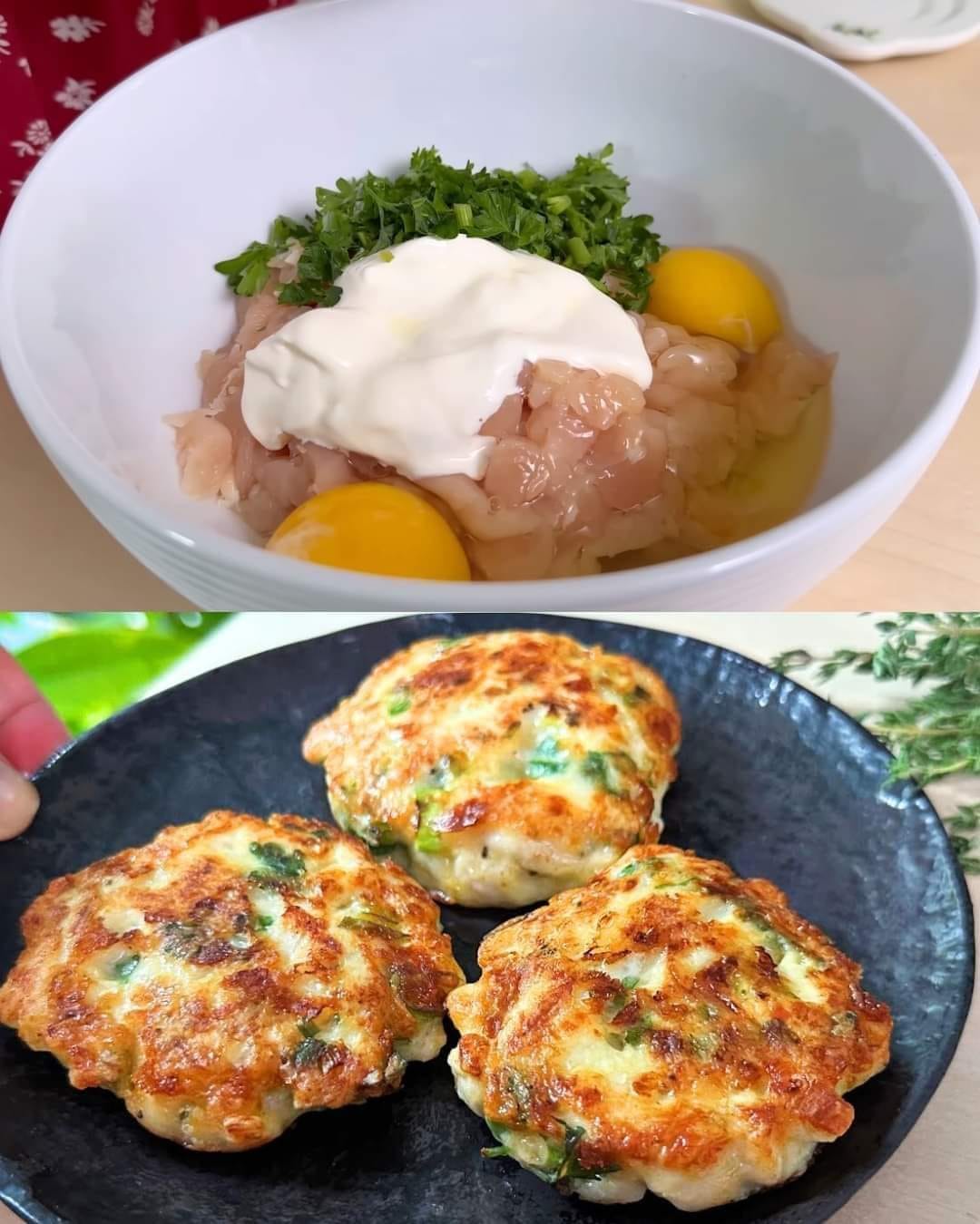 Irresistible Chicken Patties With Mozzarella