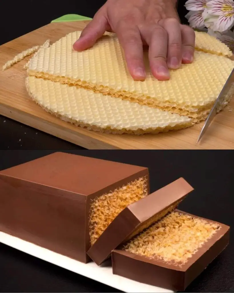 Kitkat Inspired Chocolate Waffle Cake Introduction