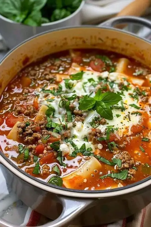 Lasagna Soup