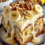 Luscious Banana Pecan Cake