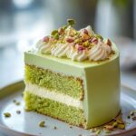 Luscious Pistachio Cream Cake