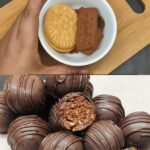 No Bake Chocolate Peanut Biscuit Balls