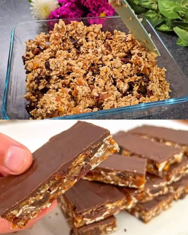 No Bake Oat, Raisin, And Apricot Bars Recipe