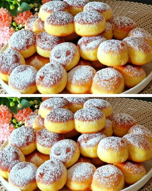 Pudding Filled Donuts