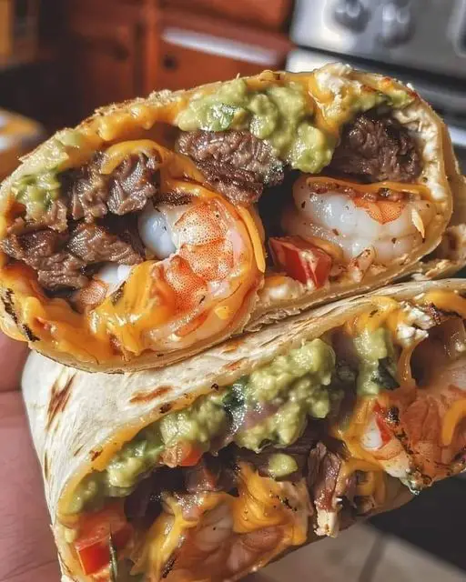 Surf And Turf Burritos