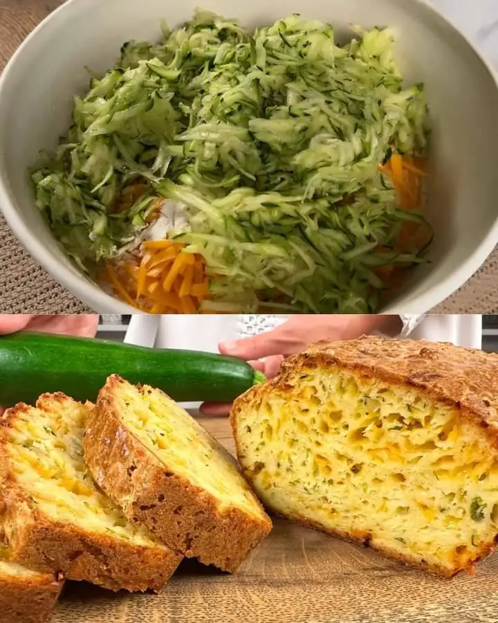 Savory Zucchini And Cheddar Cheese Bread