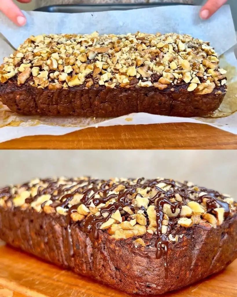 Sugar Free Banana Oat Loaf With Cocoa