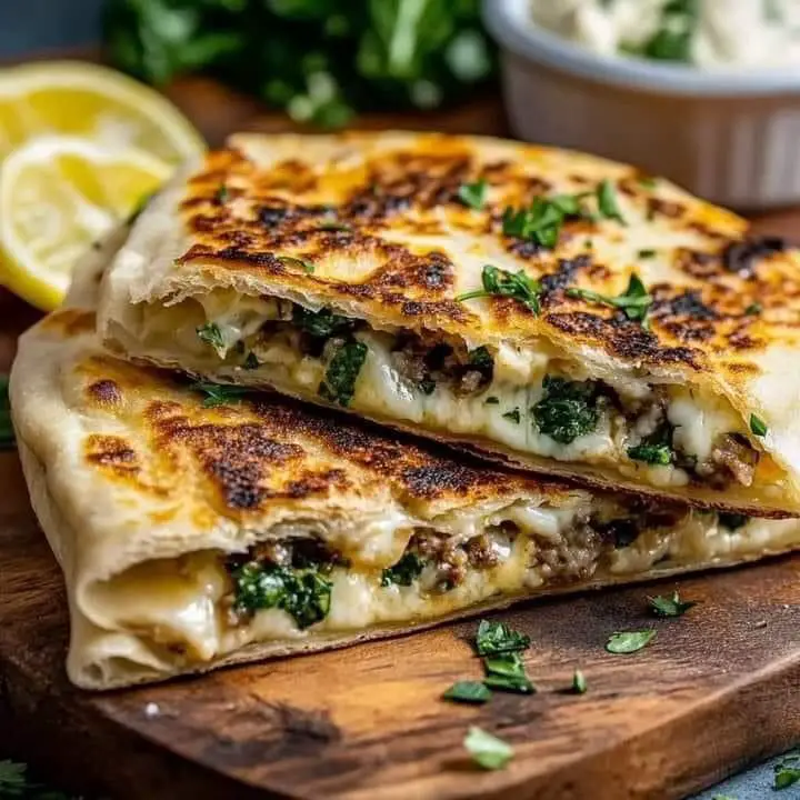 Turkish Stuffed Flatbread (gozleme)