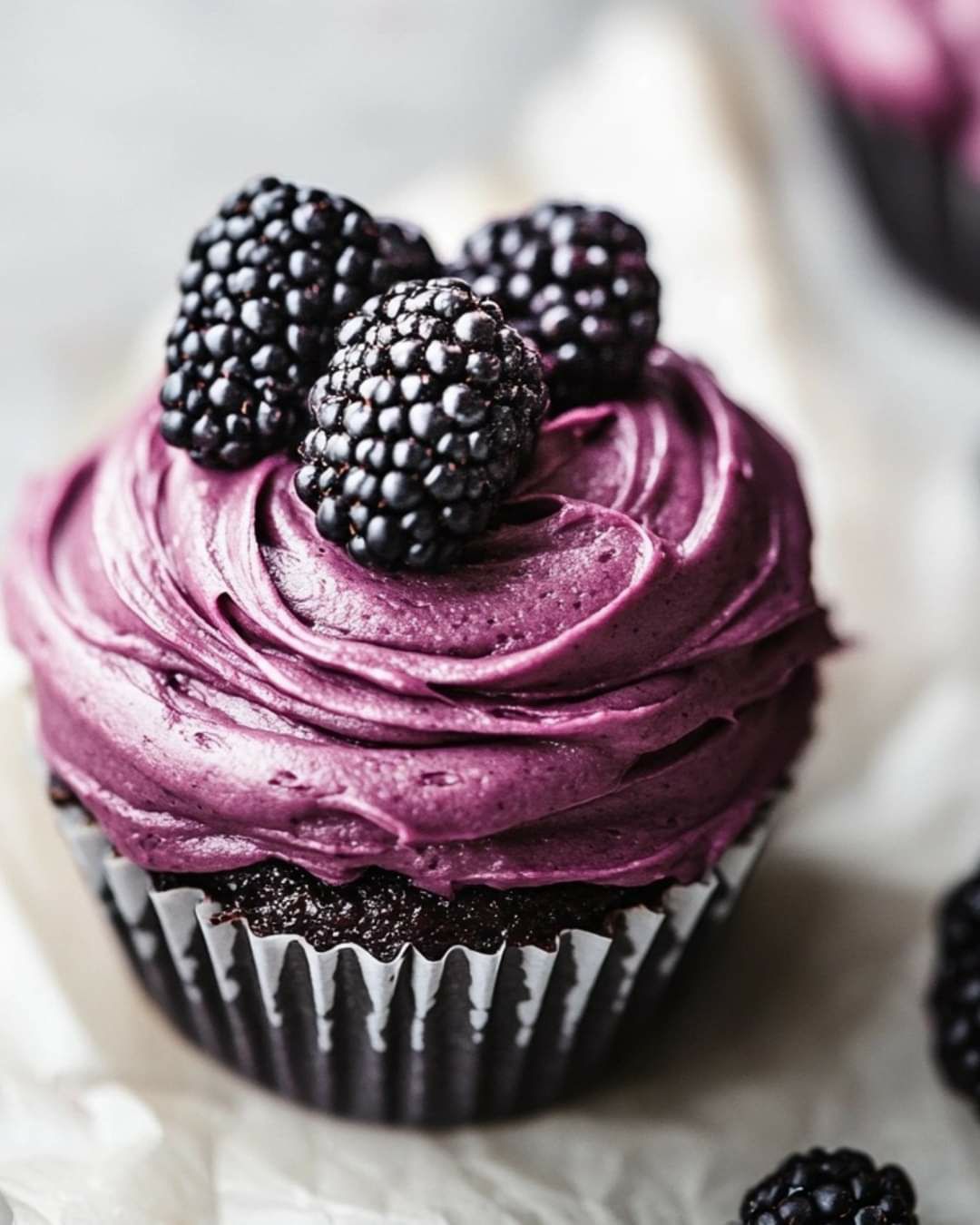 Vegan Blackberry Cashew Frosting