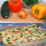 Vegetable Chicken Casserole With A Fine, Creamy Sauce