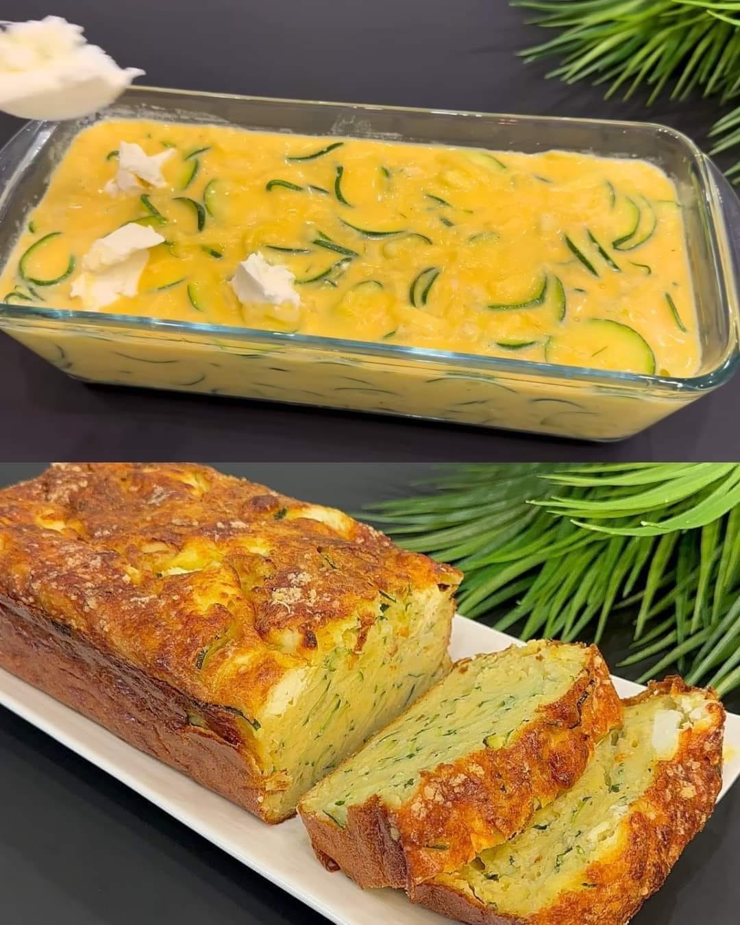 Zucchini And Parmesan Savory Cake