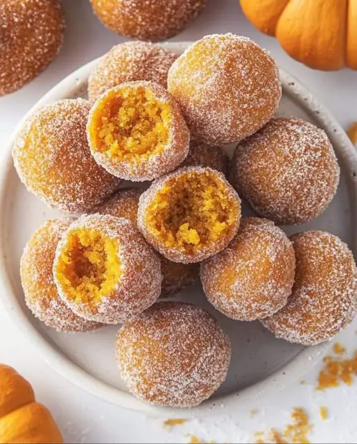 Pumpkin Donut Holes