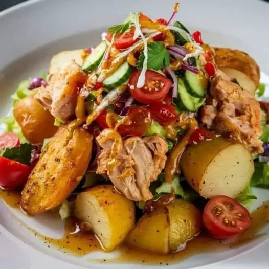 Spicy Chicken & Roast Potato Salad