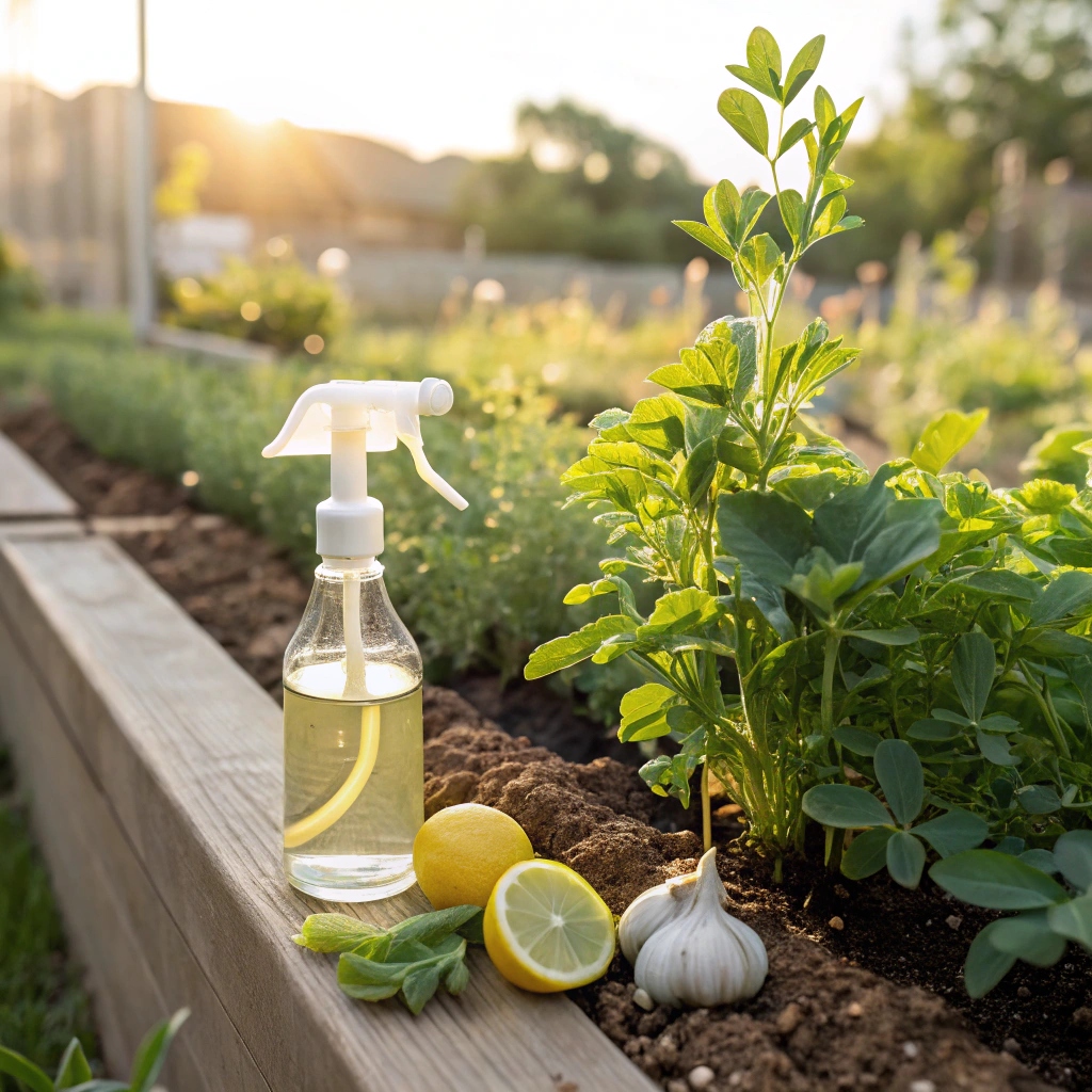 Design A Peaceful Garden Scene Where Alfalfa Plant (1)